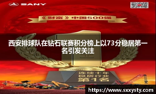 西安排球队在钻石联赛积分榜上以73分稳居第一名引发关注